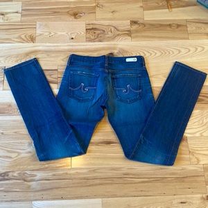 AG Adriano Goldschmied 26 R slouchy slims “Piper” denim jeans